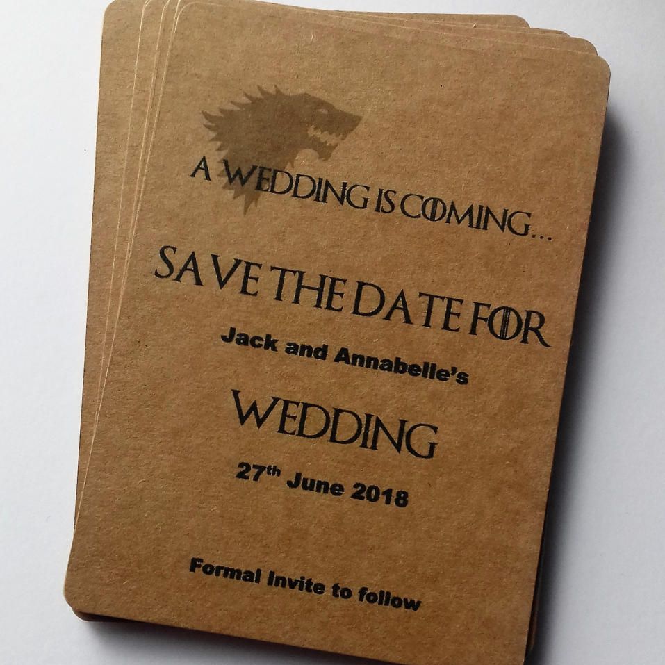 Game of thrones inspired wedding